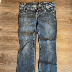 Express straight legged jeans